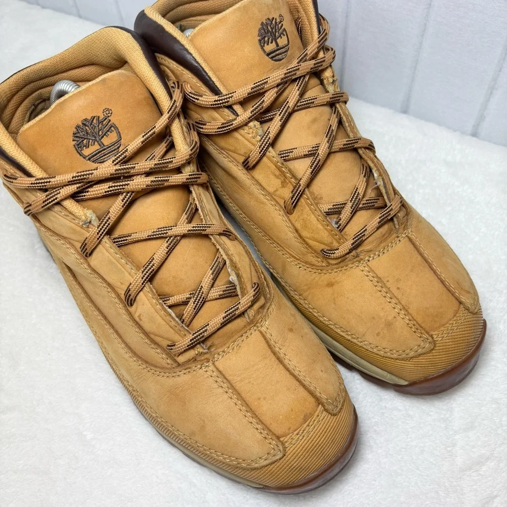 Timberland‎ Euro Dub Men's Tan Leather Boots Size 10M